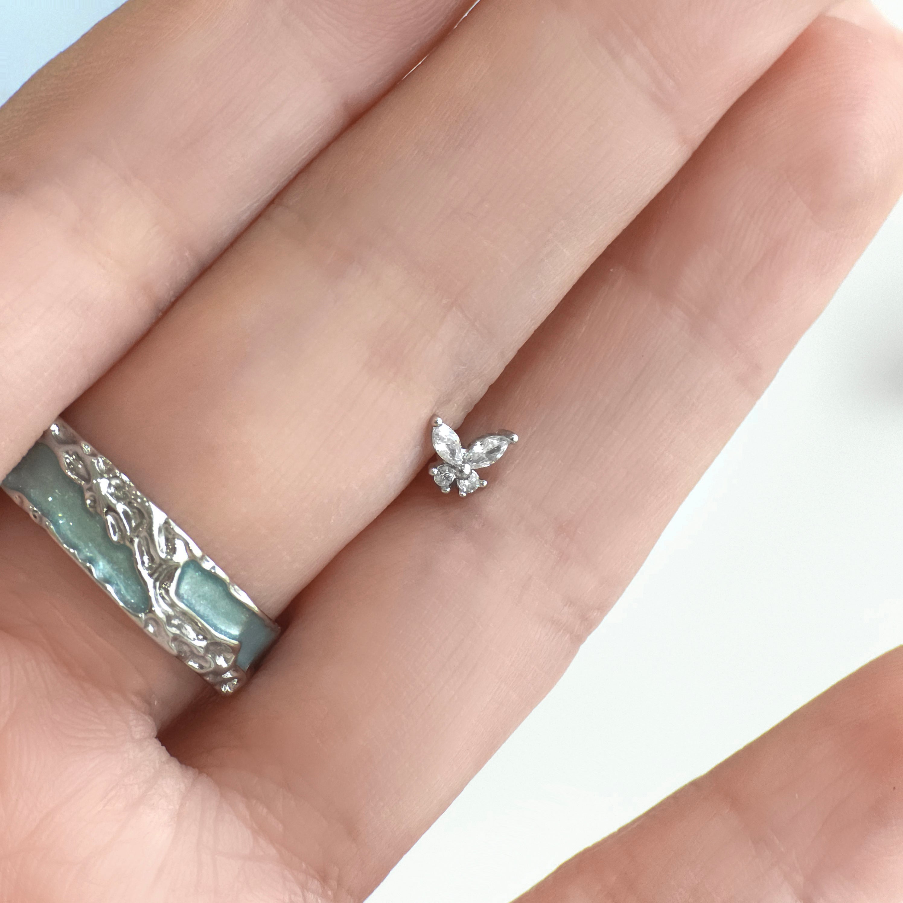 ちはな様 リクエスト 9点 まとめ商品 ピアス A8 239 [CRYSTAL] キュービックミニ蝶ピアス