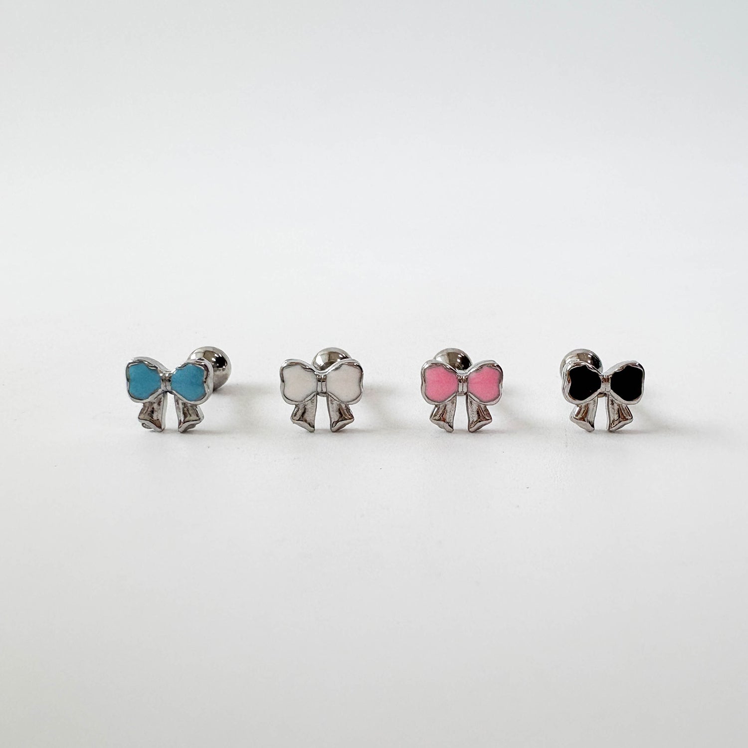 theminis ミニ リボン 小さめピアス b3 093