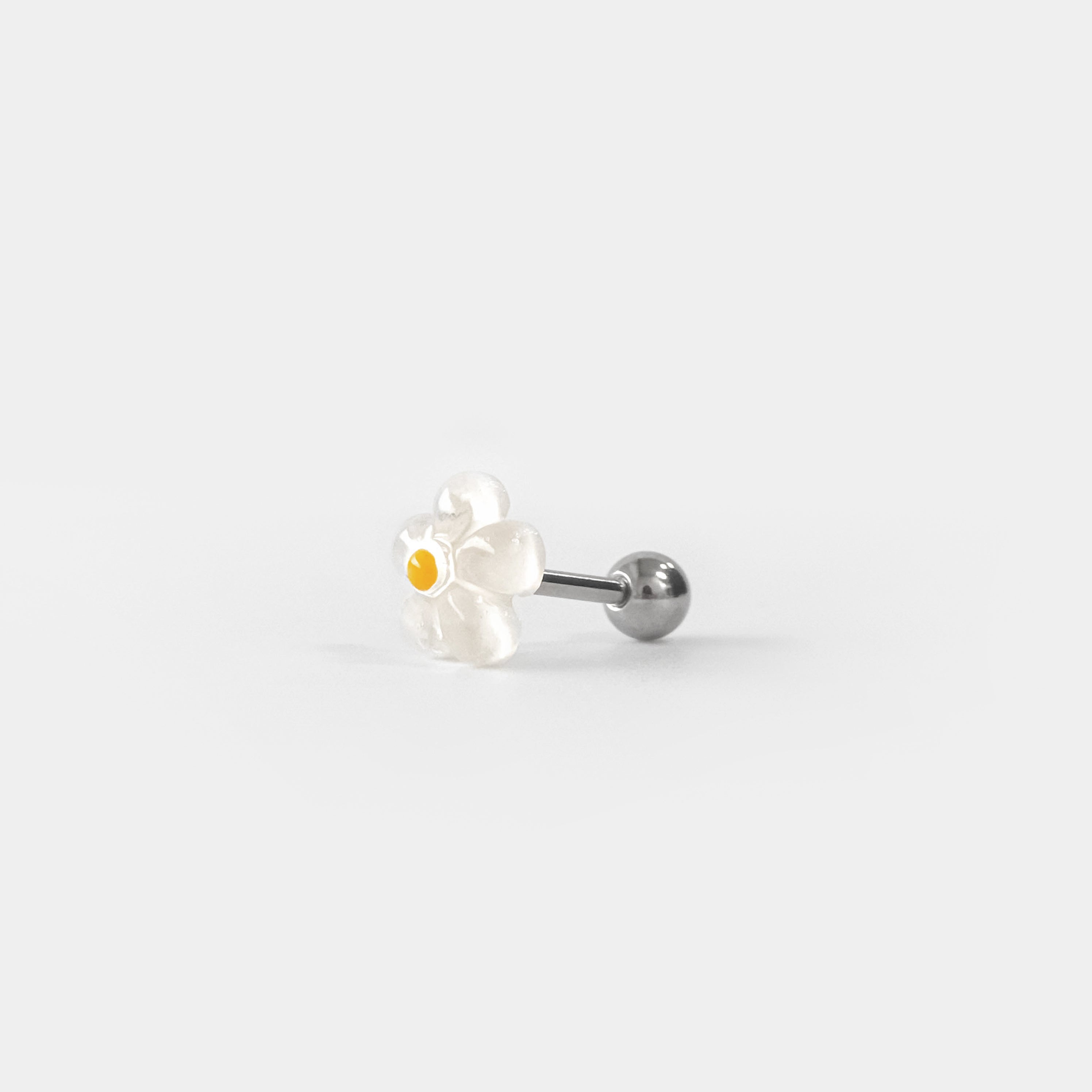 theminisサージカルアクリル花ボディピアスMK 068-3