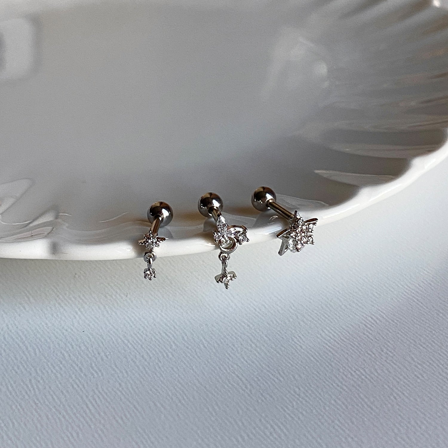 theminis 037 ピアス 3個セット ドロップピアス