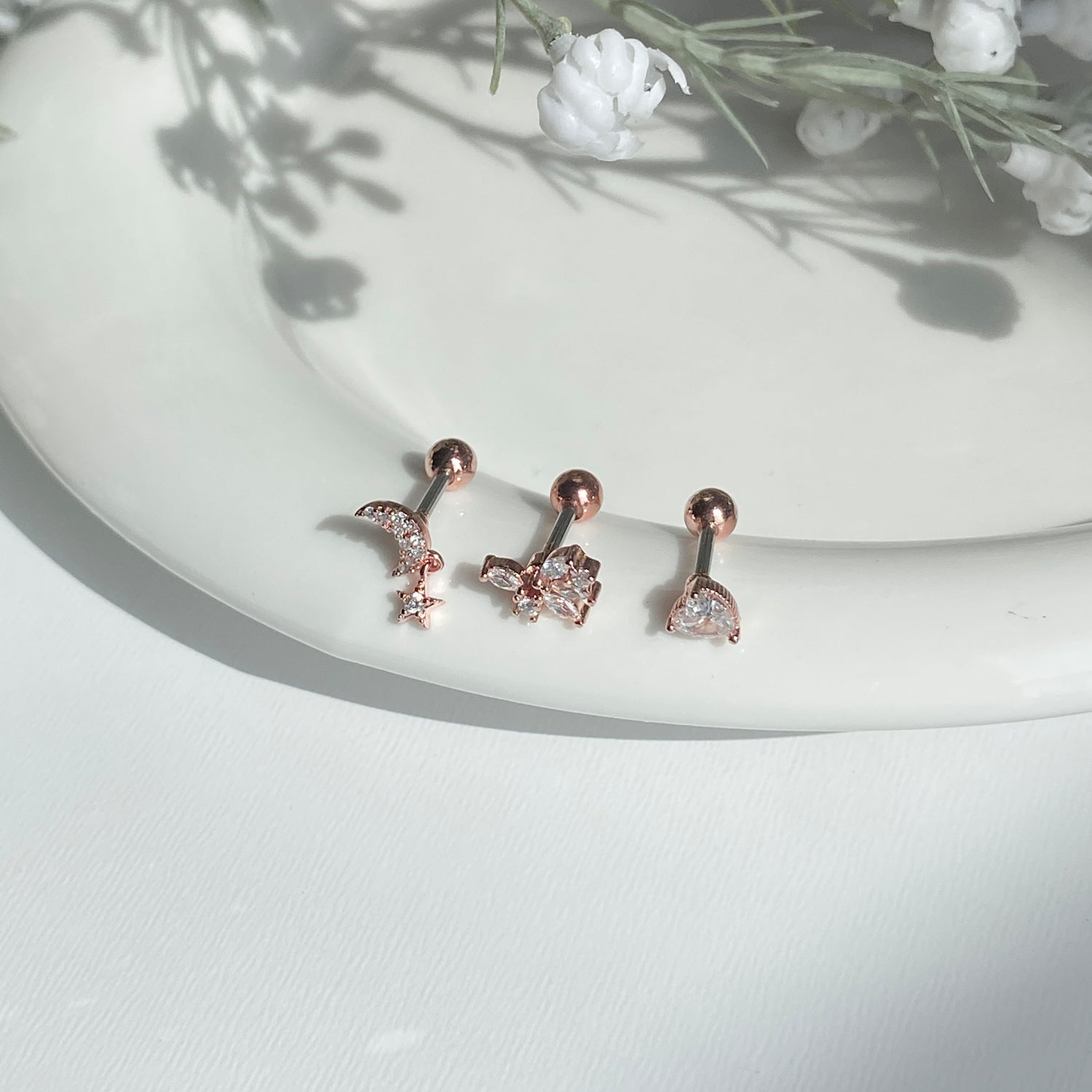 theminis 059 ピアス 3個セット ドロップピアス