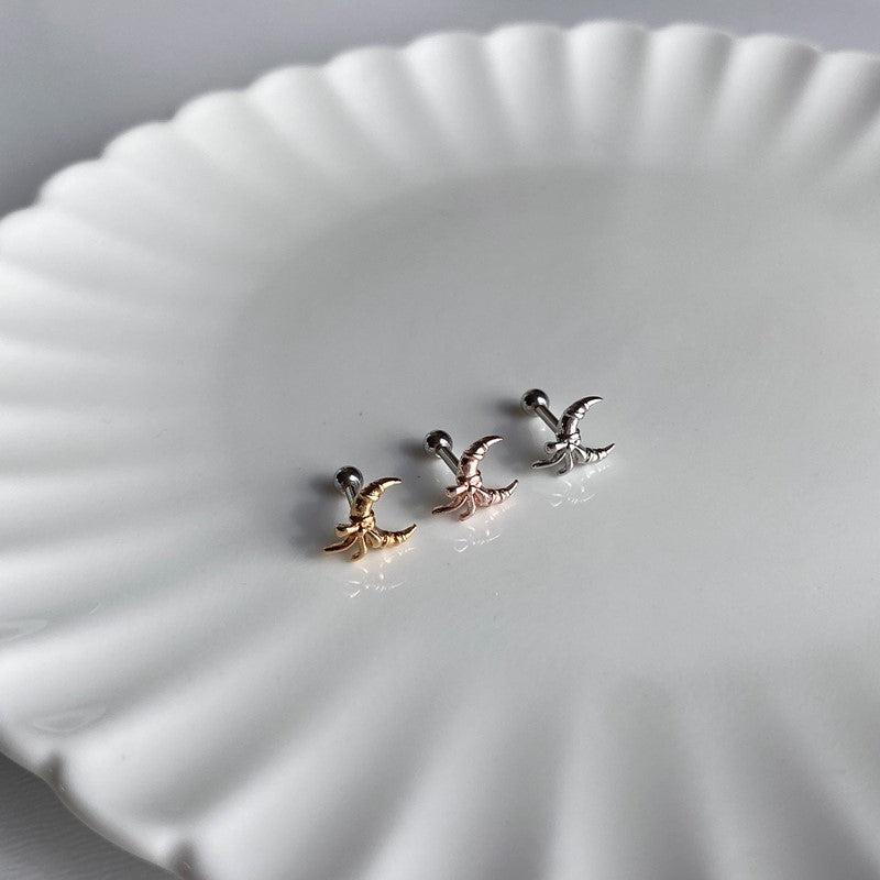 theminis リボン 真鍮  ピアス ボディピアス a10 072